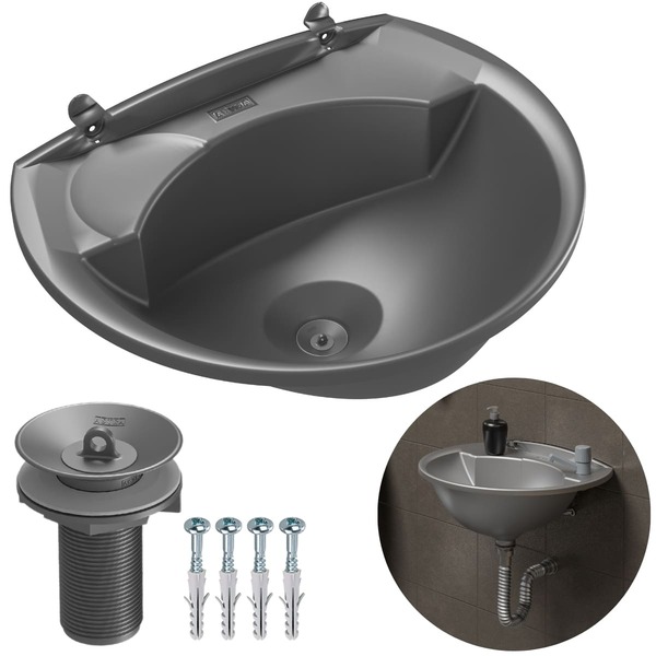 Pia Lavatório Banheiro Plástico 4l Prata | Astra